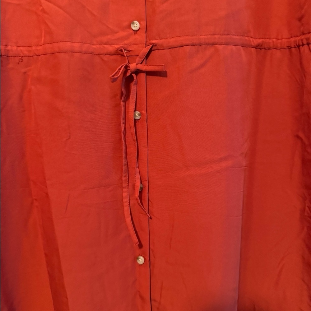 BNWT Old Navy Rust Button-Up Womens Dress - Picture 2 of 5